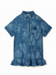 Fendi Women's Junior Denim Dress Blue