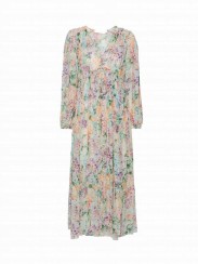 Zimmermann Women's Multicolor Halliday Ruffle Maxi Dress Green