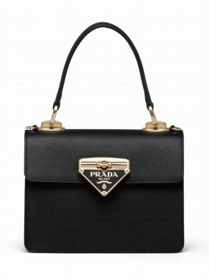 Prada Saffiano leather Symbole Bag Black
