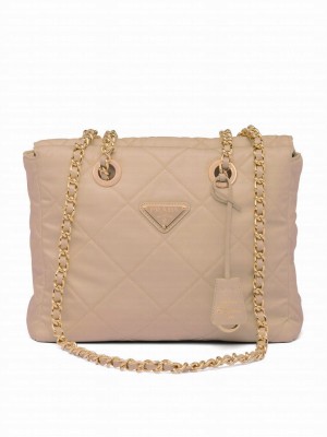 Prada Re-Nylon Tote Bag 1BG468 Apricot