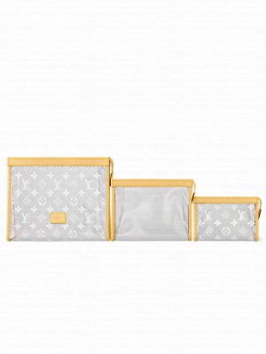 Louis Vuitton Trio Poche Toilette M11390 Apricot