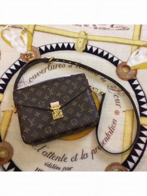 Louis Vuitton Monogram Canvas Pochette Metis Original Leather M40780