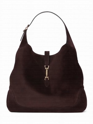 Gucci Jackie Giorno Shoulder Bag 841542 Dark Coffee