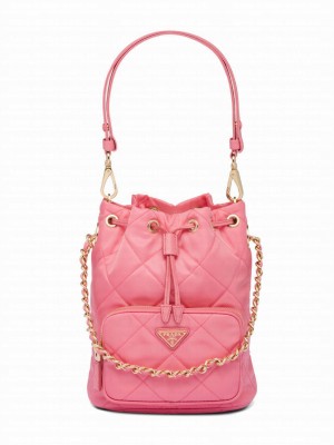 Prada Re-Nylon Shoulder Bag 1BH038 Peachblow