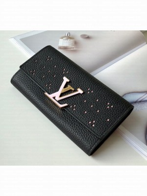 Louis Vuitton Capucines Wallet M62556 Black 