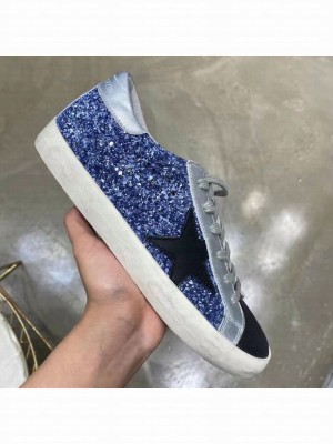 Golden Goose GGDB Sequins Sneaker Blue Spring/Summer 2021 Collection 11