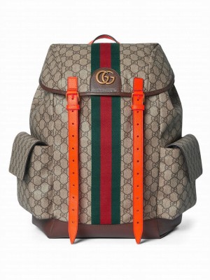 Gucci Ophidia Gg Medium Backpack 598140 Orange