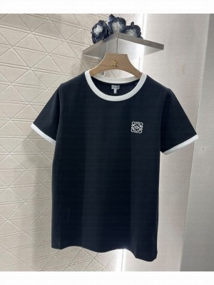 Loewe Women's Embroidered T-shirt Black