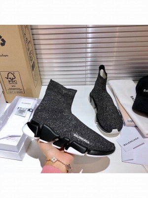 Balenciaga Unisex Speed 2.0 Knit Sock Sneakers 015 2021 Collection