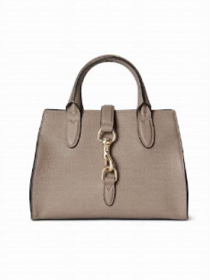 Gucci SMALL TOTE BAG WITH HOOK CLOSURE 795349 Beige