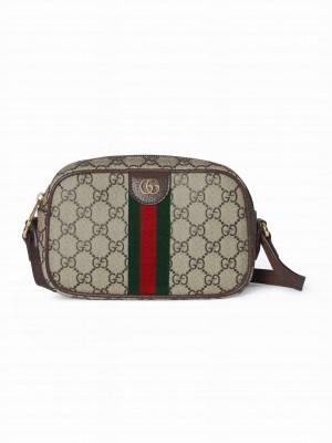 Gucci Ophidia Small Camera Bag Dark Coffee