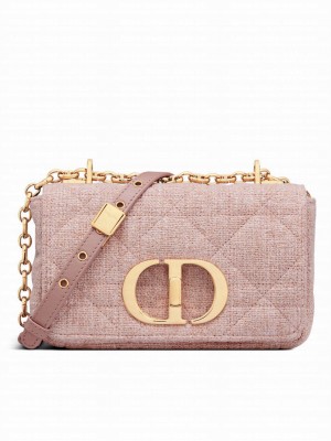 Christian Dior Small Dior Caro Bag Pink
