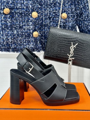 Hermes Elbe 9.5cm Heel sandal 04