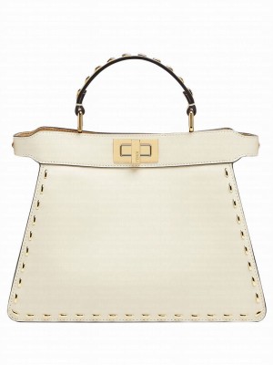 Fendi Peekaboo ISeeU Bag 8BN327 Cream
