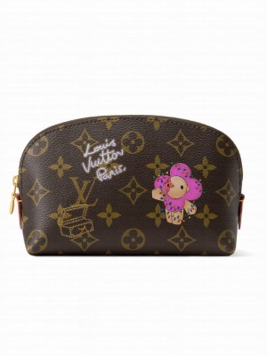 Louis Vuitton Makeup Bag PM M15359 Brown