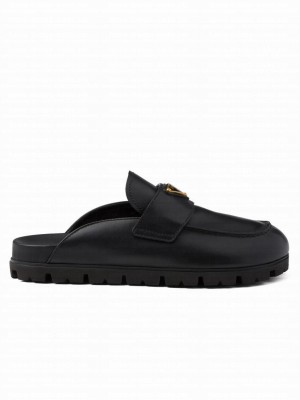Prada Women's Leather Mules 1S430N Black