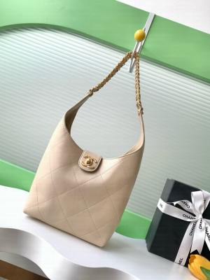 Chanel HOBO HANDBAG AS5403 Beige