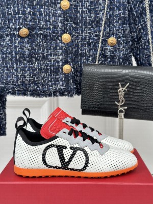 Valentino Garavani Chromathon sneaker in perforated nappa White 2025