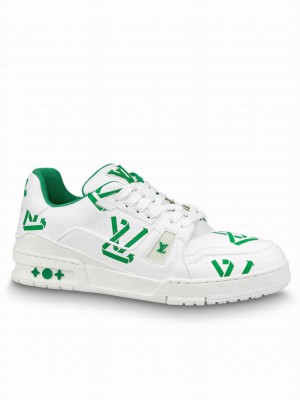 Louis Vuitton Men's LV Trainer Sneaker 1AAGXF Green