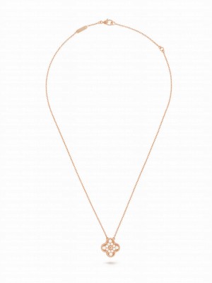 Van Cleef & Arpels Women's Vintage Alhambra Pendant Red