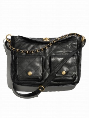 Chanel Large Hobo Bag AS4668 Black