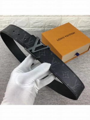 Louis Vuitton Monogram Elipse Canvas 3.5cm Width (Black Metal) Collection