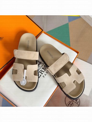 Hermes Unisex Chypre Flat Sandals 025