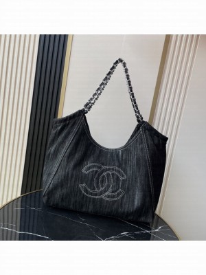 CHANEL Large Shopping Bag AS2138 black