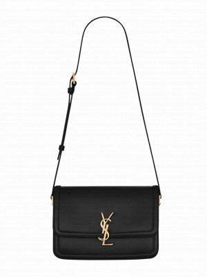 Saint Laurent Solferino Medium Satchel 6343050 Black
