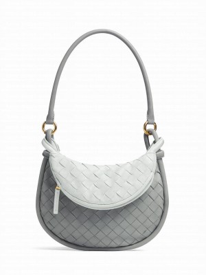 Bottega Veneta Small Gemelli Gray