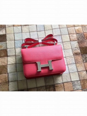 Hermes Constance 18/23 Bag in original Epsom Leather Bougainvillea