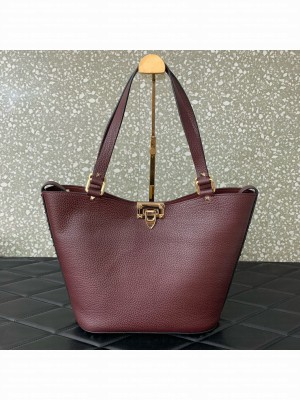 VALENTINO GARAVANI Loco Calf leather bag 0055 Wine