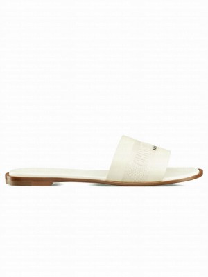 Christian Dior Women's Dway Slide White