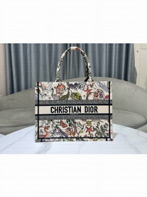 Medium Dior Book Tote Embroidery M1296ZESJ