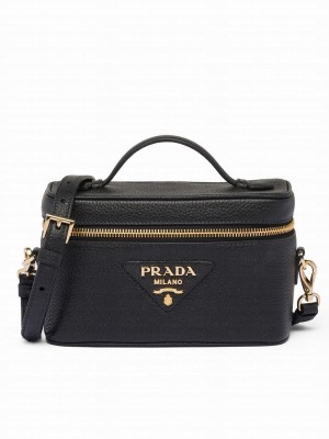 Prada Leather Mini-bag 1BH202 Black