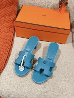 Hermes Heel 5cm Oasis Slipper Sandals 02