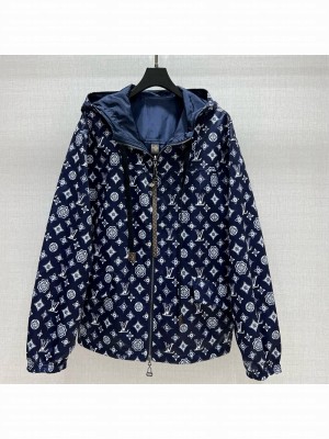 Louis Vuitton Reversible Jacket Navy Blue 2024 1219