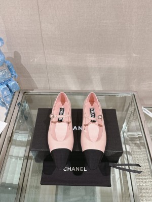 Chanel Women's Mary Jane Flat Ballet Pink