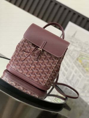 Goyard Alpin Mini Backpack Burgundy