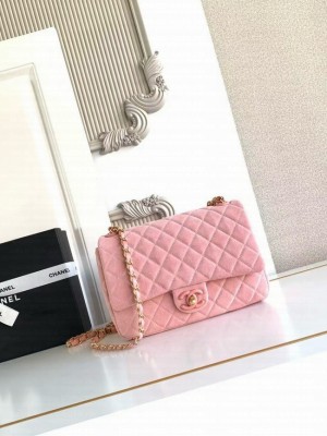 CHANEL Classic Handbag AS5991 pink