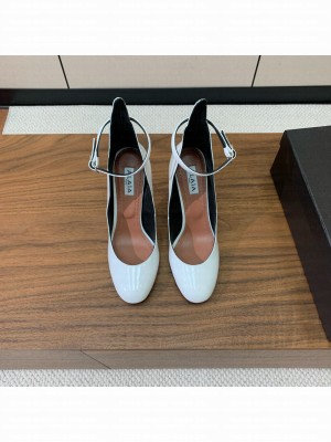 Alaïa PUMP 10.5CM IN PATENT LEATHER WHITE