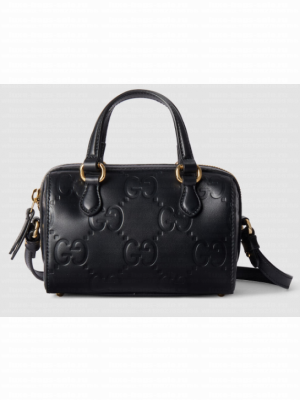 Gucci GG SUPER MINI TOP HANDLE BAG 790130 black
