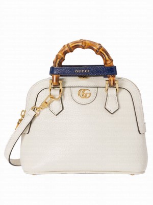 Gucci Diana Mini Tote Bag 715775 Cream