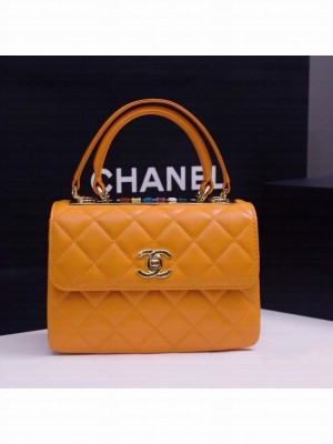 CHANEL mini Flap Bag With Top Handle 4654-9