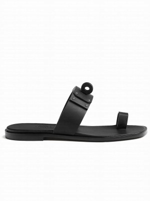 Hermes Women's July Sandal Black