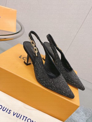 Louis Vuitton Women's 6.5cm Sparkle Slingback Pump 014