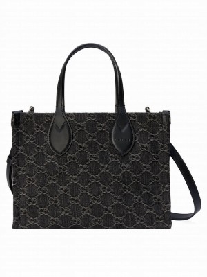 Gucci Ophidia GG Medium Tote Bag 772183 Black