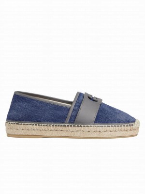 Gucci Unisex Interlocking G Espadrille 777365 Dark Blue