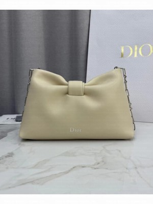 Christian Dior Mini Dior Bow Handbag Apricot