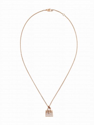 Hermes Women's Amulettes Birkin Pendant Red